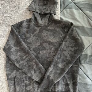 Peter Millar - Camouflage Reversible Merino Wool Hoodie Sweatshirt